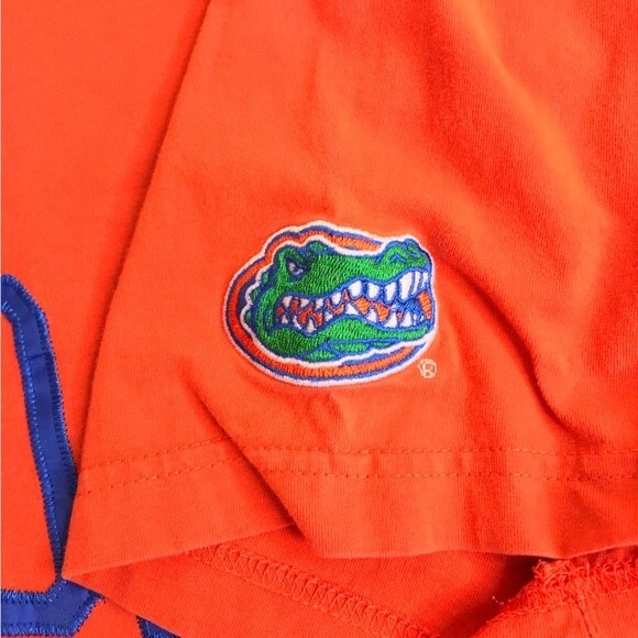 P2 by Pro Player Florida Gators Applique Spell Out Patch Sleeve Orange Tee XL - Picture 5 of 11